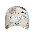 thumbnail image 2 of Daiia Hand Drawn Animals Baseball Cap Men Women Classic Adjustable For Running Workout And Outdoor Activitie All Season Dad Hat Gift, 2 of 9