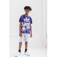 thumbnail image 2 of Marvel Avengers Black Panther Little Boys T-Shirt and French Terry Shorts Outfit Set Little Kid to Big Kid, 2 of 5