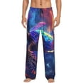 thumbnail image 2 of Lsque Starry Sky Turtle Print Men's Pajama Pants, Lounge Pant - Comfortable Home Wear,Elastic Waistband, Stylish Design-X-Large, 2 of 9