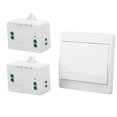thumbnail image 1 of Light Switch Self Powered Waterproof Switch Panel Remote Controller  Wall Mounted Light Fixture Switch And Receiver Kit, 1 of 8
