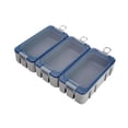 thumbnail image 2 of DYNWAVECA 3 Pieces Fishing Accessories Box Fly Fishing Box Waterproof Fishing Lure Box gray, 2 of 10