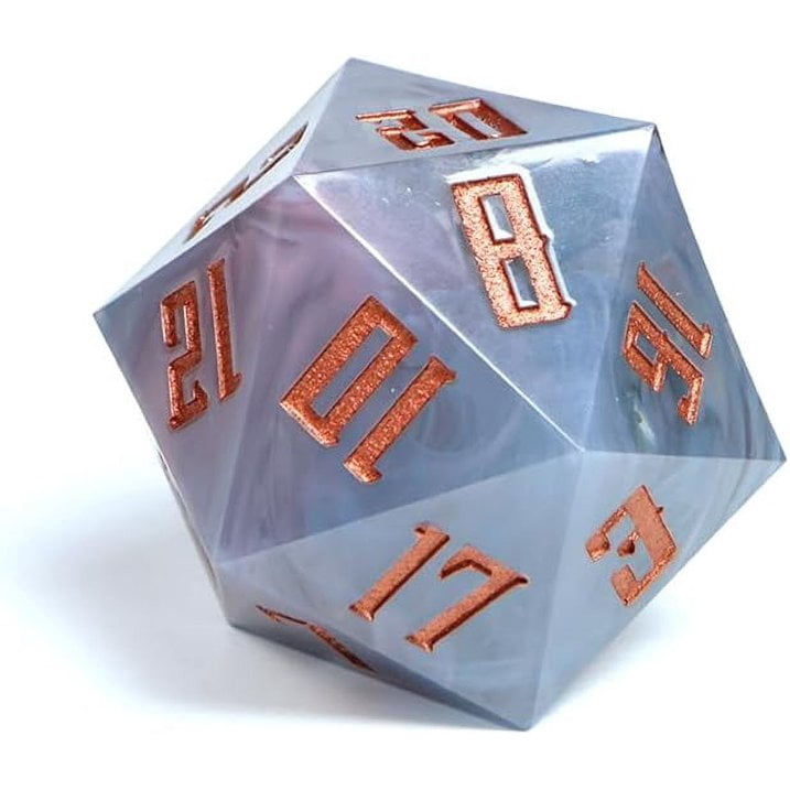 1985 Games Milky Way 55MM Sharp Edge Resin Extra-Large D20 Dice
