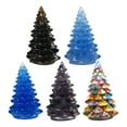 thumbnail image 6 of Lksixu Crystal Christmas Tree, Christmas Decorations 3.3 inch Resin Mini Christmas Tree Figurine, Winter Holiday Pine Tree Desktop Decor Christmas Table Centerpieces for Xmas Party Home Wedding, 6 of 7