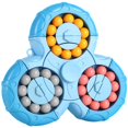 thumbnail image 2 of Bean Cube  Stress and Anxiety Relief Magic Cube Spinner Toy Decompression Beads Toy Logical Thinking Development Spinners Toy for Kids, 2 of 7