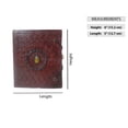 thumbnail image 6 of Genuine Leather Journal with Gemstone Inlay – Handcrafted Embossed Notebook for Writing, Sketching & Gifting, 6 of 6