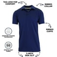 thumbnail image 2 of Men's Dry Slim Fit Moisture-Wicking Polo Shirt (2-Pack), 2 of 5