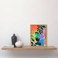 thumbnail image 2 of Henri Matisse Inspired Plant Shapes Acrylic Painting Abstract Bright Colourful Artwork Framed Wall Art Print A4, 2 of 4