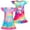 A03361-Color+A03386-tie dye, variant on Jurebecia 2 Pcs Summer Girl Unicorns Nightgown Mermaids Cartoon Pajamas Dress for Kids Teenager Night Dress Baby Nightdress Cute Children Clothing 3-4 Years 110 CM