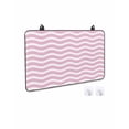 thumbnail image 2 of nqOlkjepod Large Induction Cooktop Protector Mat 31"x24", Pink White Stove Top Covers for Electric Stove, Modern Abstract Waves Water Ripple Striped Stove Burner Cover Mats, Glass Top Stove Cover, 2 of 8