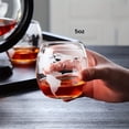 thumbnail image 5 of Globe Decanter Set with Lead-free Carafe Exquisite Wood-stand and 2 Whisky Glasses Whiskey Decanter Globe Grade New Dropshipping Sets, 5 of 5