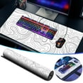 thumbnail image 3 of Cameland Electronics Mouse Pad With Large Heat Map Abstract Lines New Fluid Ripple Antis Slip Pad, 3 of 7