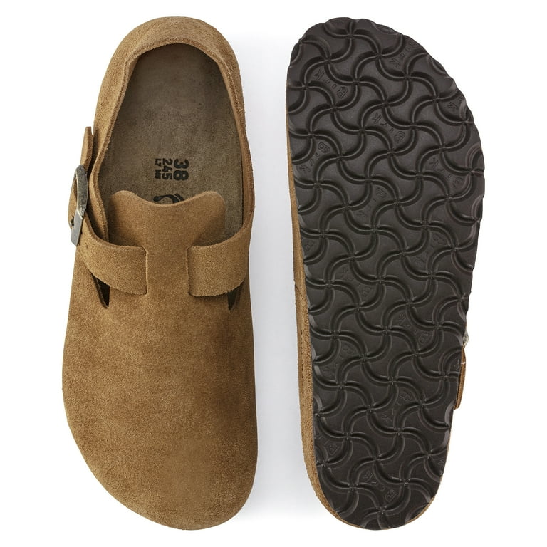 靴 BIRKENSTOCK London 41 26.5 Birkenstock London Suede Clog, 41, Brown - Walmart.com