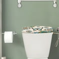 thumbnail image 2 of ZIATUBLE Boho Mandala Flower Toilet Cover Toilet Tank Butterfly Toilet Tank Protector Toilet Top Cover Tank Lid 2 Pcs Reusable Toilet Tank Covers for Bathroom Elastic Toilet Tank Lids, 2 of 5