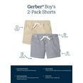 thumbnail image 5 of Gerber Baby and Toddler Neutral Shorts, 2-Pack, Sizes 0/3 Months - 5T, 5 of 8