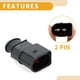 thumbnail image 5 of Conector de terminal de cable macho de 2 pines para inyectores de combustible Unique Bargains para Volkswagen, 5 of 6