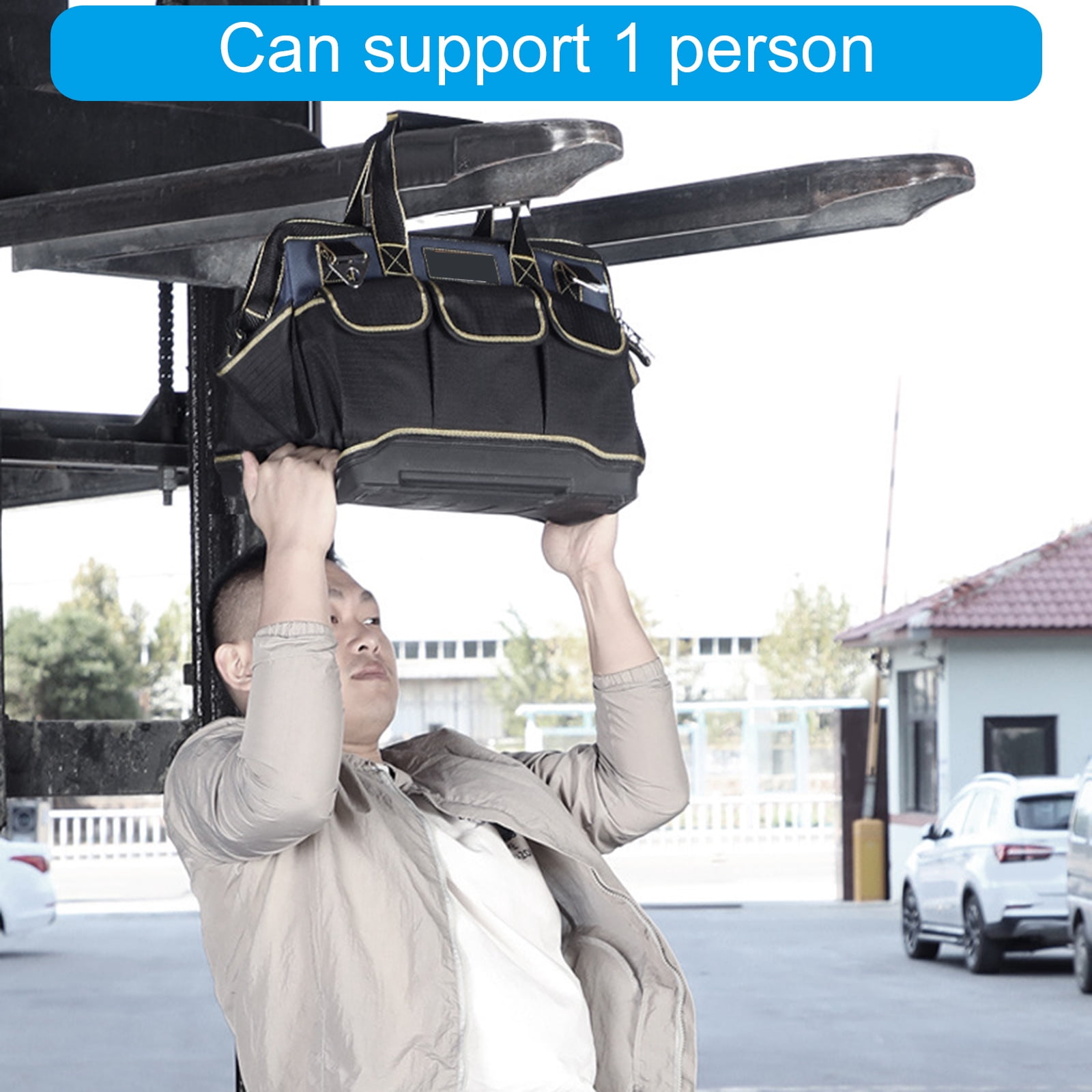 13/16/18in Large Capacity Tool Organizers Waterproof Tool Bag Oxford Cloth Tool Storage Bag for Workshops