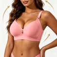 thumbnail image 4 of Xdegoge Full Coverage Bras for Women Wireless with Support and Lift Supportive Elegant Bra Adjustable Straps Comfortable Soft Padded Bralettes, 4 of 6