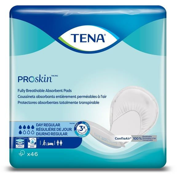 TENA Day Regular 62418 Incontinence Liner Pack of 46