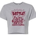 thumbnail image 3 of Marvel Deadpool - Deadpool Vs Lady Deadpool - Juniors Cropped Graphic T-Shirt, 3 of 5