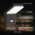 thumbnail image 3 of Rust and Corrosion,Can Be Installed Quickly and Easily,With Wall Lamp Bracket,Wall Light Outdoor LED Wall Mount Lamp Wall Sconce Lighting with Motion Sensor Lantern Fixture, 3 of 7