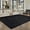 A-Black, variant on PureCozy 5'x8' Solid Area Rugs for Living Room Bedroom Contemporary Modern Soft Fluffy Non-Slip Washable Dorm Office Dining Room Dark Gray Rugs Carpets, Dark Gray