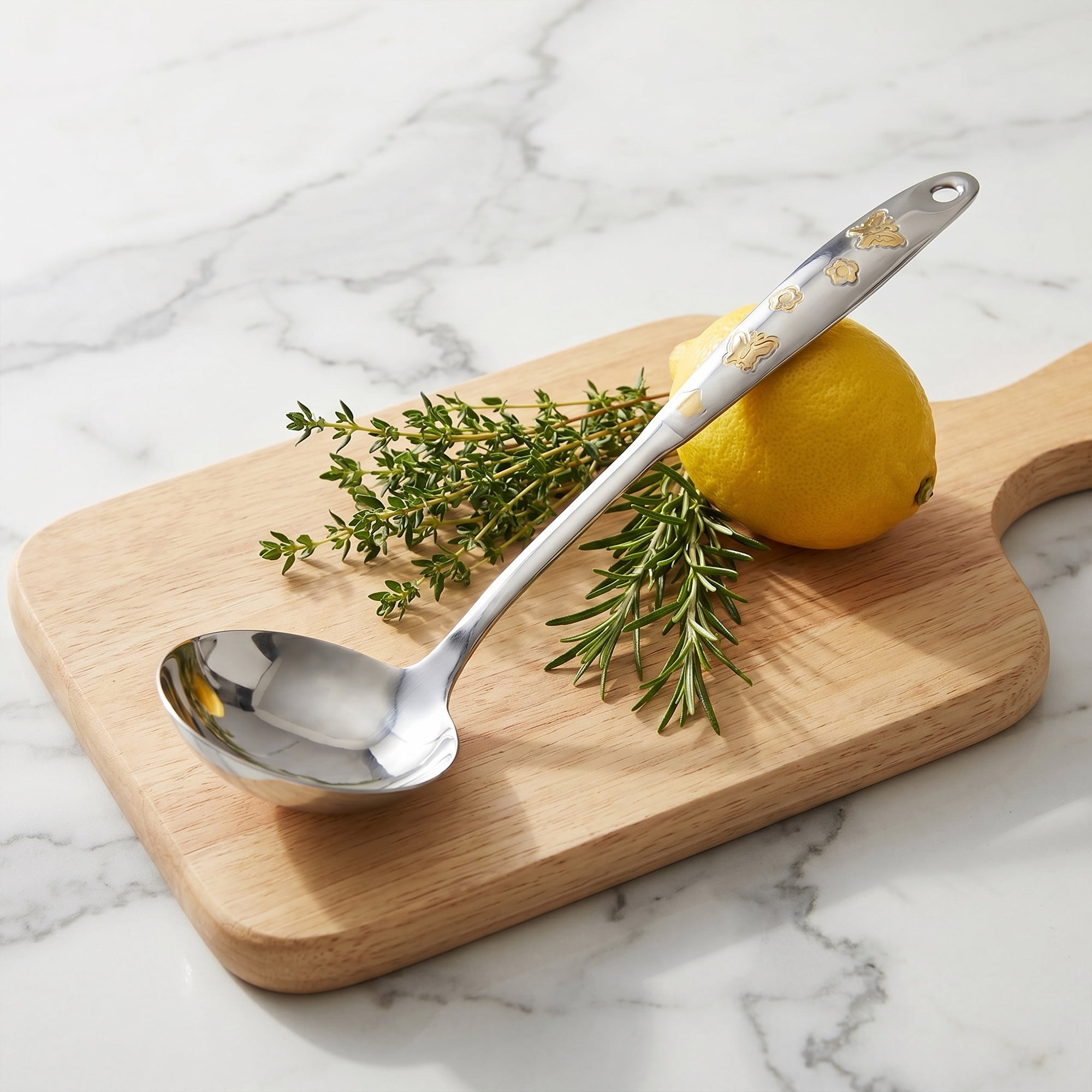 Unique Bargains Stainless Steel Non Stick Heat Resistant Spoon Soup A 13.7" x 3.7"