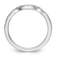thumbnail image 2 of 14K White Gold Ring Band Wedding Diamond Round, 2 of 7