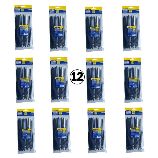 Cinchos Plasticos Combinados 2400 Piezas Tensión 8 Kg 200mm SURTEK 114250-KIT