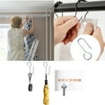 thumbnail image 4 of AOOOWER Reliable Metal S Hooks for Hangings Curtains Simple and Effective Curtain Hooks, 4 of 7