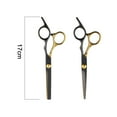 thumbnail image 2 of Tijeras para el cabello - Tijeras para cortar el cabello - Atractivas tijeras para el cabello con hoja de afeitar de 6.0 pulgadas - Tijeras para el cabello para mujeres y hombres, 2 of 5