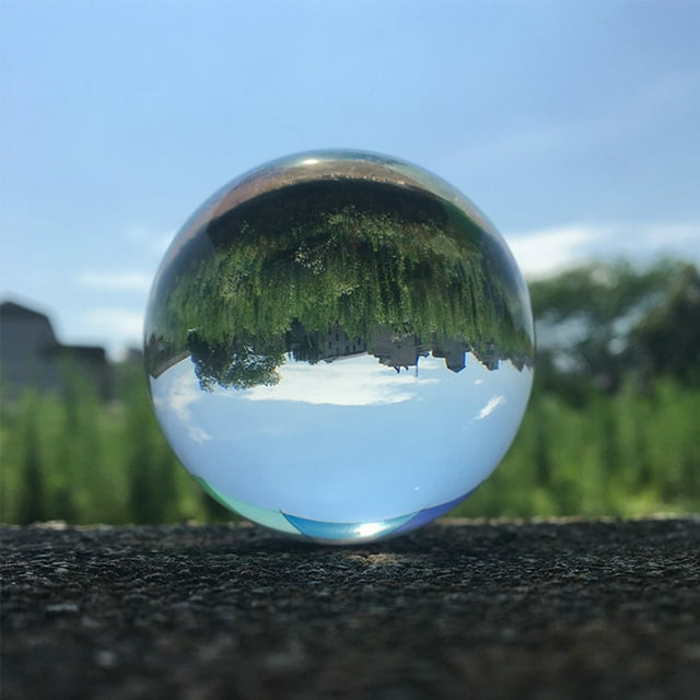 Boule de Cristal Transparente pour Photographie Acrobatie Décoration de Fortune