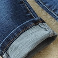 thumbnail image 5 of Staki Jeans for Kids Boys Baggy Jeans Straight Wide Leg Cargo Jeans Casual Elastic Waist Loose Fit Denim Pants Y2K Streetwear(Blue,7-8 Years), 5 of 9