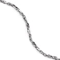 thumbnail image 2 of Leslie 14k White Gold Polish Fancy Link Bracelet, 2 of 5