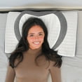 thumbnail image 3 of Wondertech® Ergonomic Memory Foam Contoured Heart-Shaped Pillow with Cooling Cover, 3 of 10