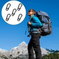 thumbnail image 5 of Mini Carabiner Clip, 5 Pieces Mini Carabiner Clip, Spring Carabiner Hook Keychain Clasps, Mini Carabiner Clips, for Camping, Hiking, 5 of 5