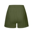 thumbnail image 4 of NAFUU Girls Athletic Shorts Girls Summer Linen Shorts Kids Casual Drawstring Elastic Waist Beach Short Pants With Pockets 5-6 Years, 4 of 9