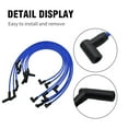 thumbnail image 4 of 8.0mm Silicone Spark Plug Wires Set Replacement for Ford SBF Small Block 221 255 260 289 351W, Not Include Coil Wire, 4 of 6