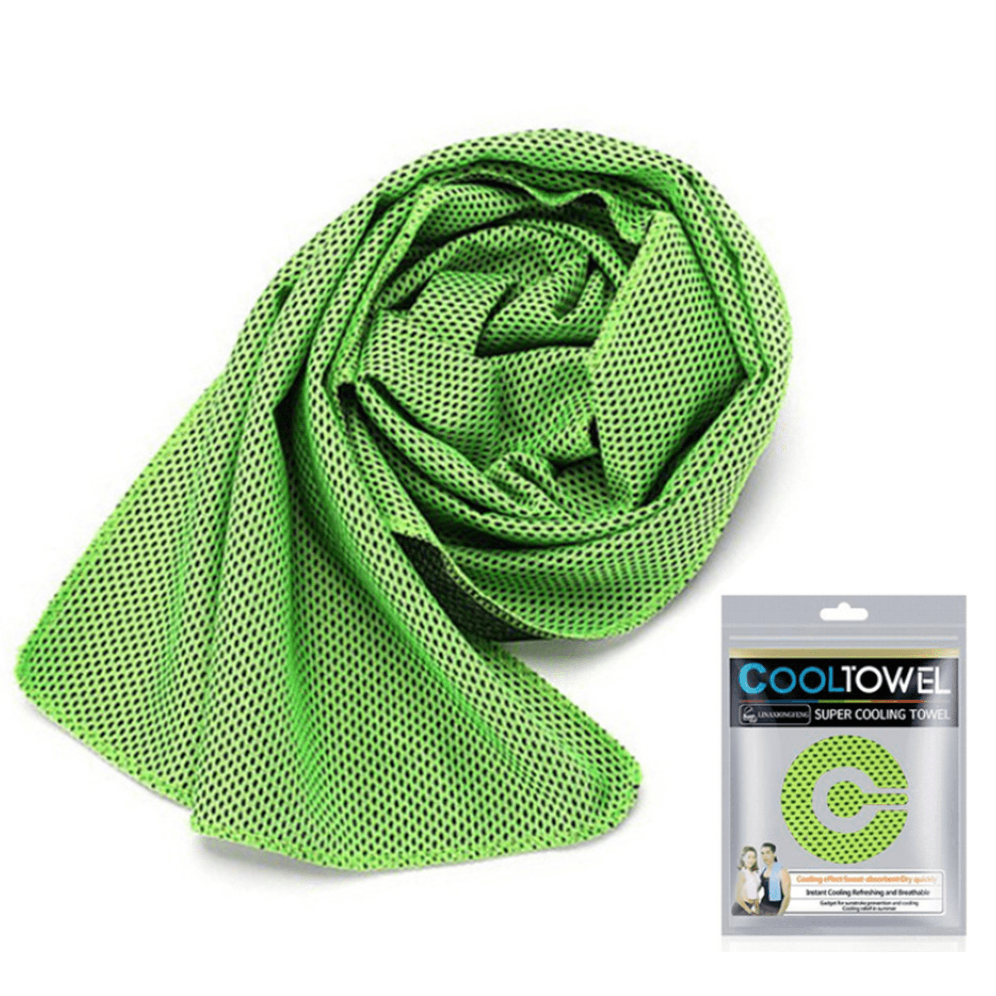 Hero Lot de 2 serviettes rafraîchissantes en microfibre ultra douce