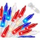 thumbnail image 1 of Cadena de luces LAMPHOME, 9,7 m, 150 unidades, rojo, blanco y azul, 1 of 7