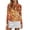 Orange0812, variant on Women's Long Sleeve Quarter Zip Tennis Tshirts Trendy Floral Printed V Neck Workout Tops Ladies Running Yoga Gym Fitness Graphic Tees Multicolour02 XS