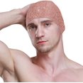 thumbnail image 3 of FYBTO Casquette de Natation Texturée Or Rose Unisexe Adulte FYBTO Polyester, 3 of 4
