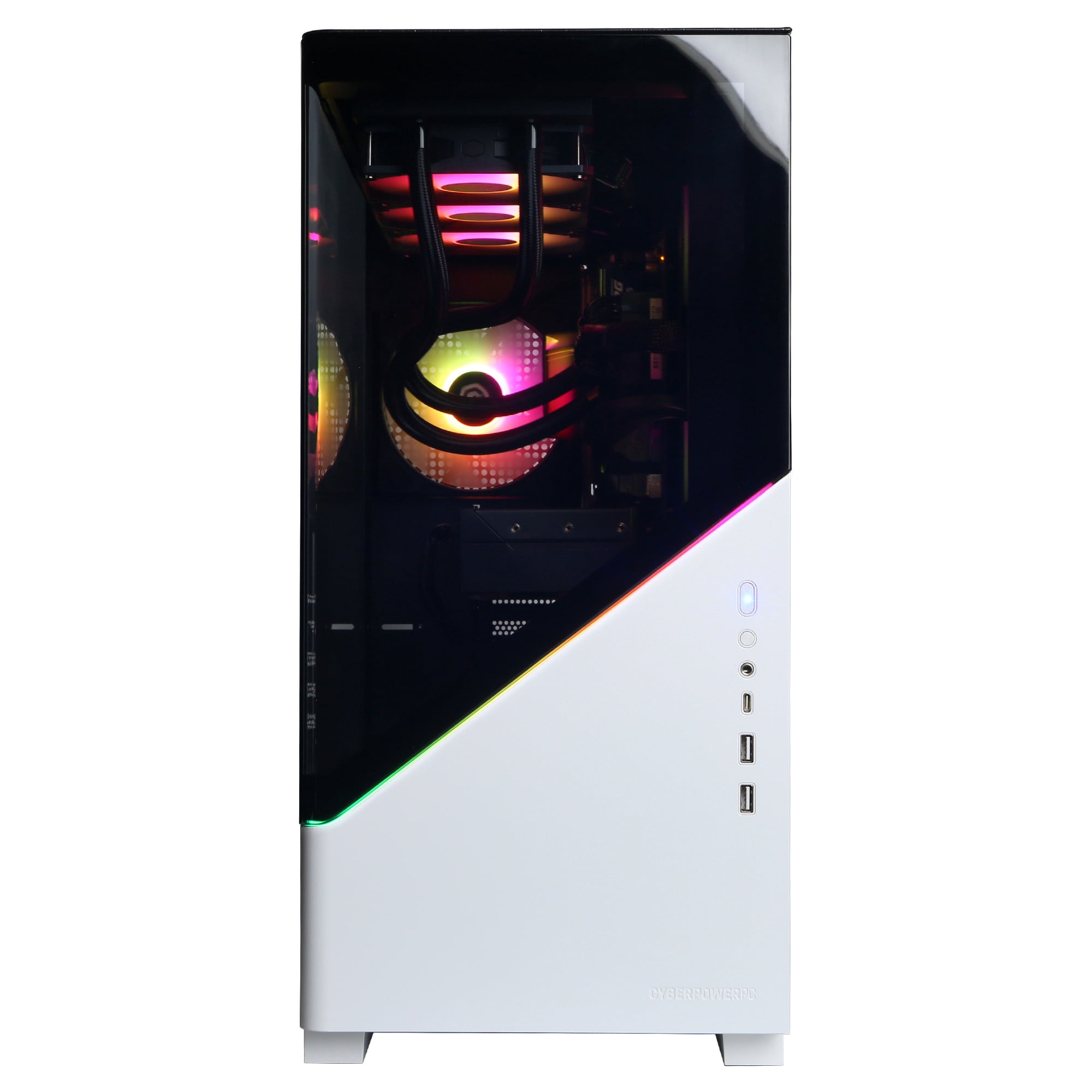 CyberPowerPC Gamer Xtreme Gaming Desktop, Intel Core Ultra 5 250KF Plus, NVIDIA GeForce RTX 5070 12GB, 16GB DDR5, 1TB SSD, White, GXi4800WST