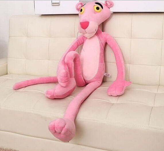 stuffed pink panther