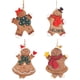 thumbnail image 1 of Gingerman Decoración Navideña Gingerman Adornos De Árbol De Navidad Gingerman Para La Decoración Del Festival De Temporada De Vacaciones 4 Uds Eigraketly HA038043-00, 1 of 6