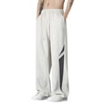 thumbnail image 2 of Elvqul Mens Pants Big and Tall Mens Outdoor Joggers Elastic Waist Sports Pants with Pockets Casual Drawstring Pull On, 2 of 8