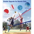 YNSZAS 𝙉𝙀𝙒 Professional Volleyball Net Heavy Duty, 46 FT Wire Cable