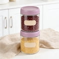 thumbnail image 2 of Sentmoon Glass Jars Jar with Lid Glass Sealed Jars for Food Storage Damp Proof Containers for Tea Grains Nut Snacks and Yogurt Portioning, 2 of 7