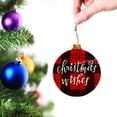 thumbnail image 1 of Agiferg 1PC Christmas Ornament Paperboard Christmas Tree Pendant Crafts With Rope, 1 of 5