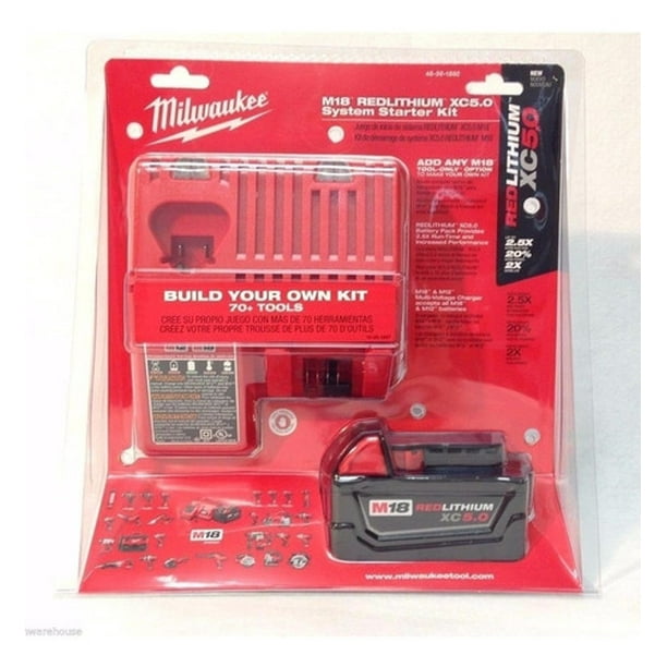 Kit Cargador Y Bateria Xc 5.0 M18 Milwaukee 48591850 Milwaukee 48591850