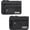 Black, variant on Passport Holder Family, RFID Blocking Passport Wallet, Travel Essentials Pouch, Passport Holders Bag for Men Women Traveling, Travel Document Organizer, Two-Piece Sets (Gray)